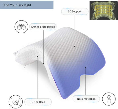 U-Shaped Curved Orthopedic Pillow